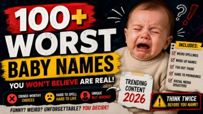100+ Worst Baby Names for Trending Content 2026