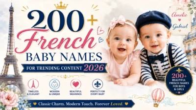200+ French Baby Names for Trending Content 2026