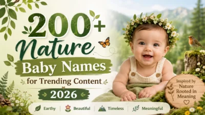 200+ Nature Baby Names for Trending Content 2026