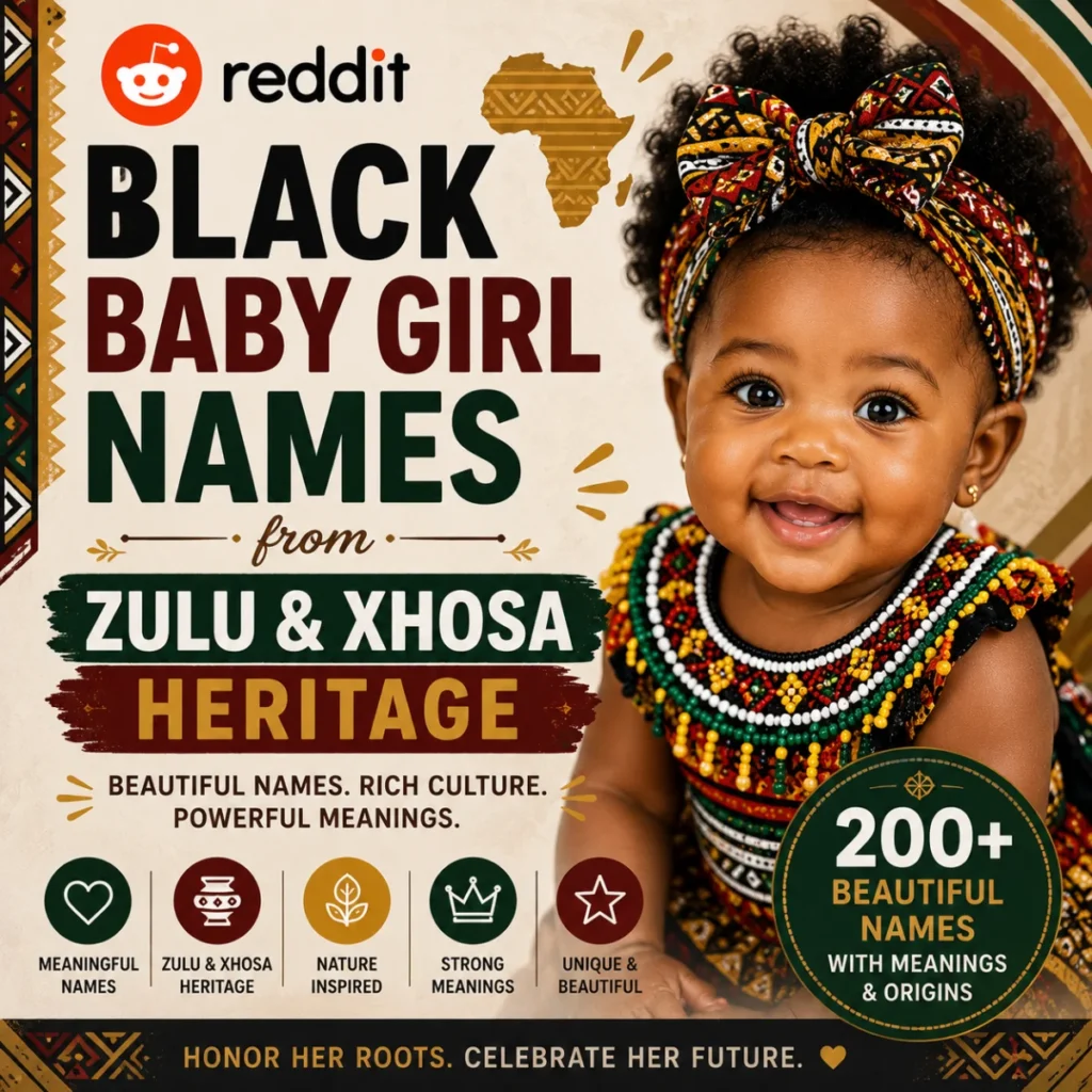 Black Baby Girl Names from Zulu and Xhosa Heritage