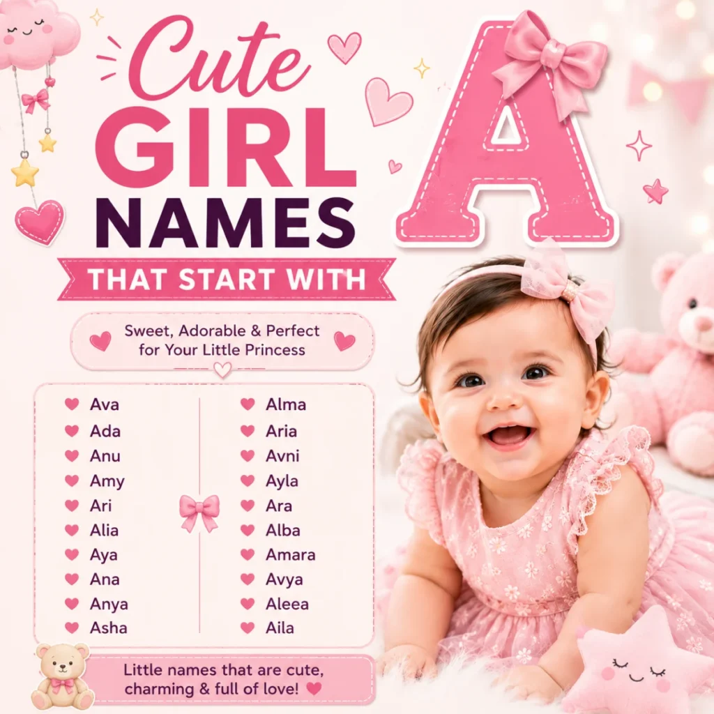 Cute Girl Names That Start With A