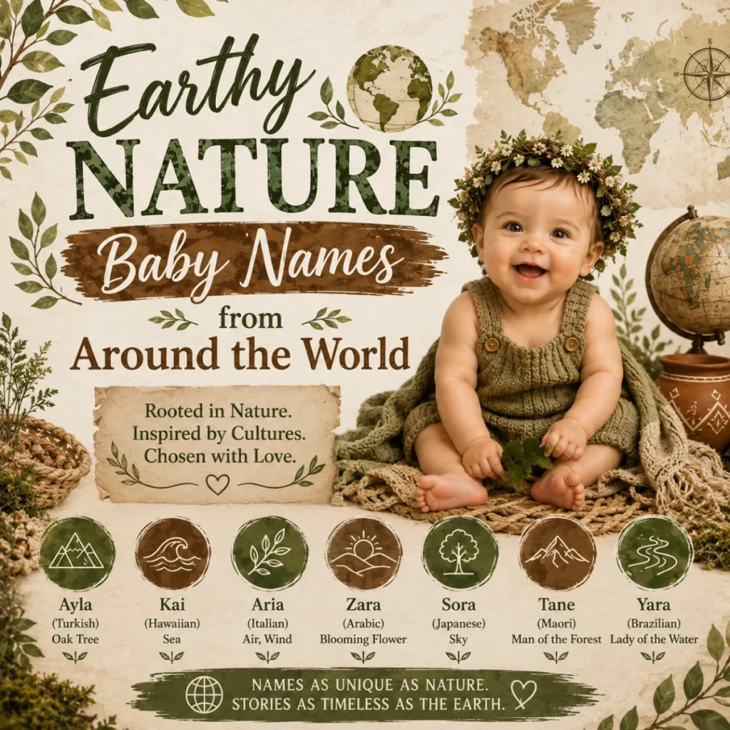 Earthy Nature Baby Names from Around the World 