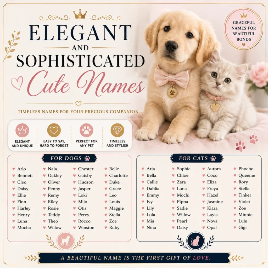Elegant and Sophisticated Cute Names