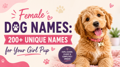 Female Dog Names 200+ Unique Names for Your Girl Pup