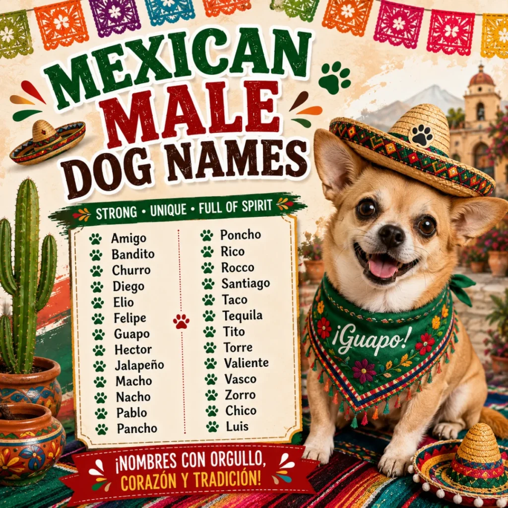 Mexican Male Dog Names