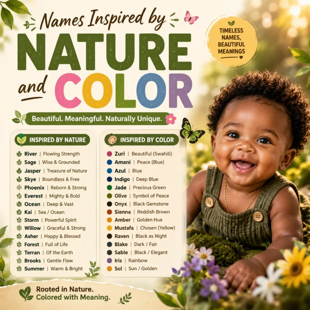 Names Inspired by Nature and Color