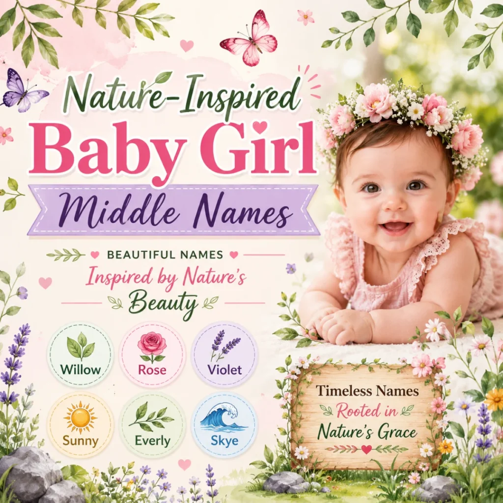 Nature-Inspired Baby Girl Middle Names