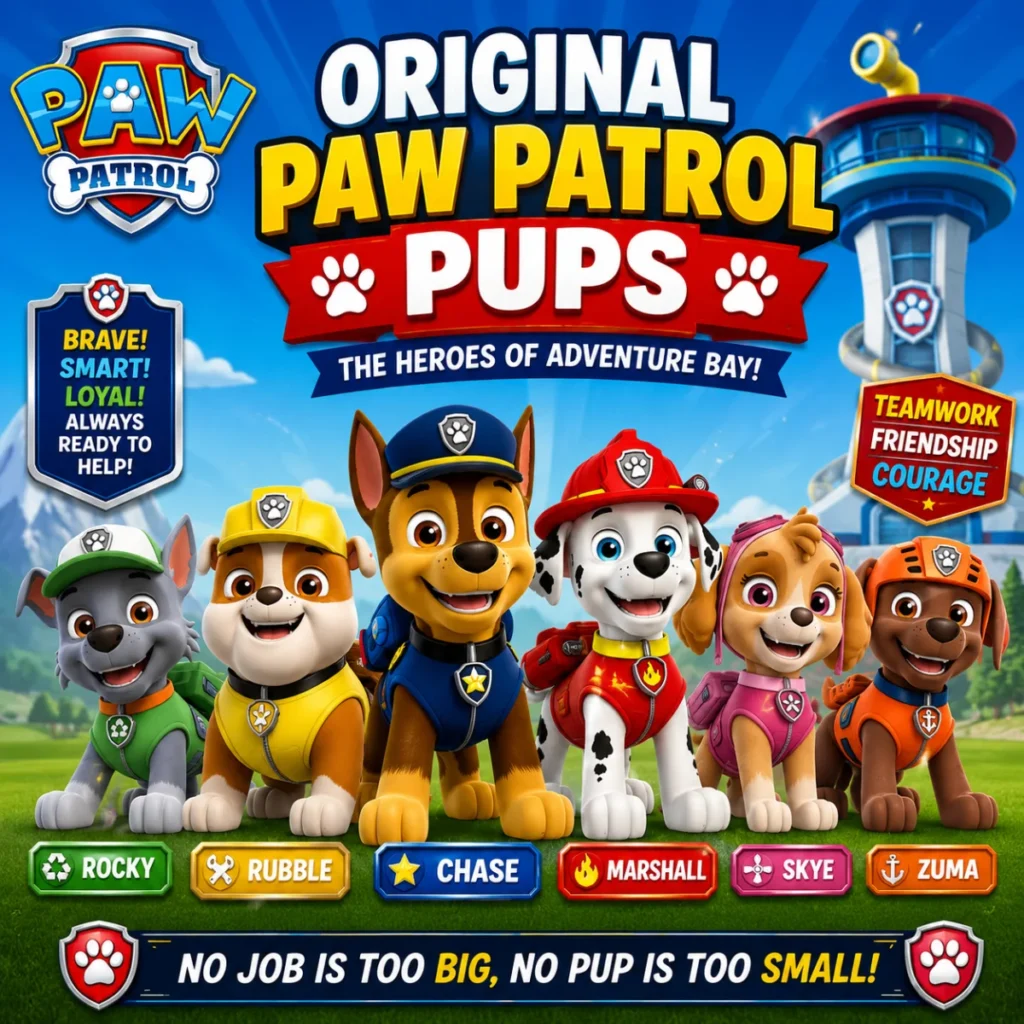 Original Paw Patrol Pups