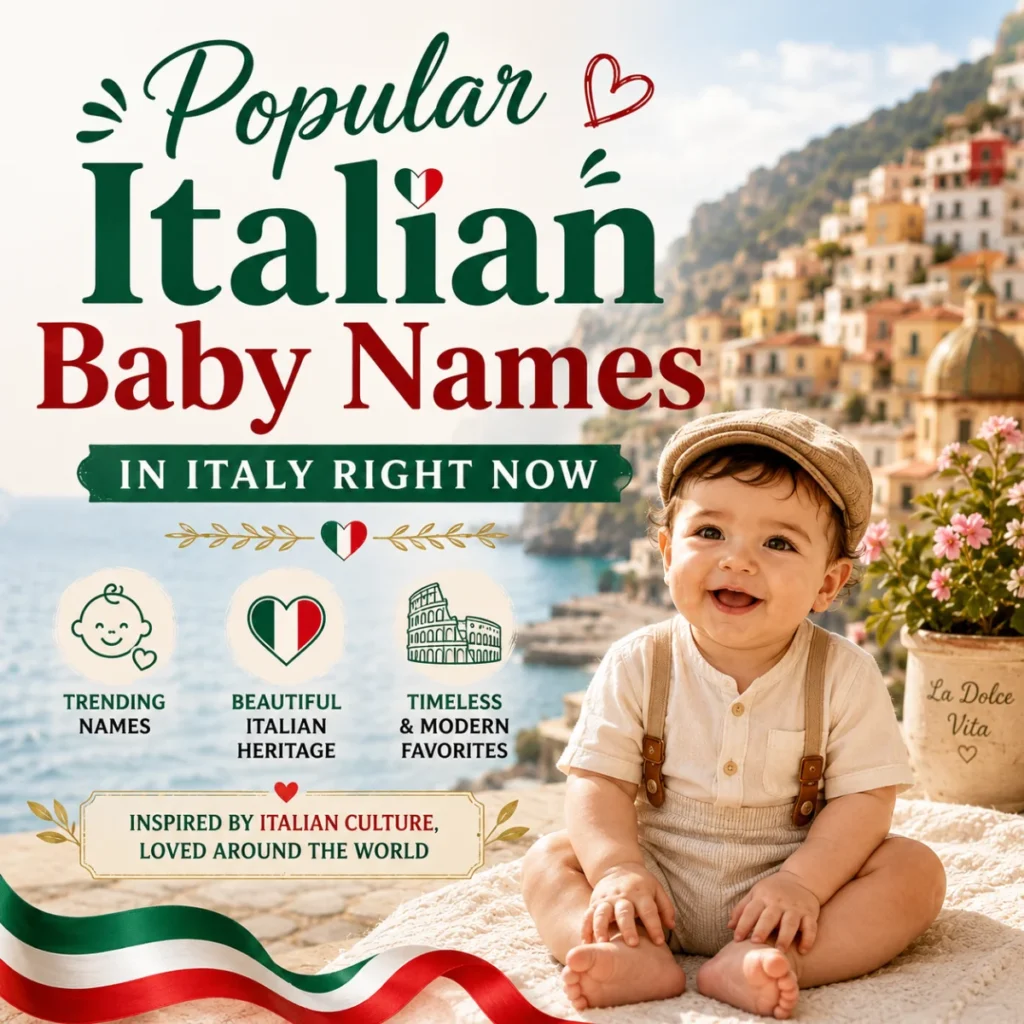 Popular Italian Baby Names in Italy Right Now