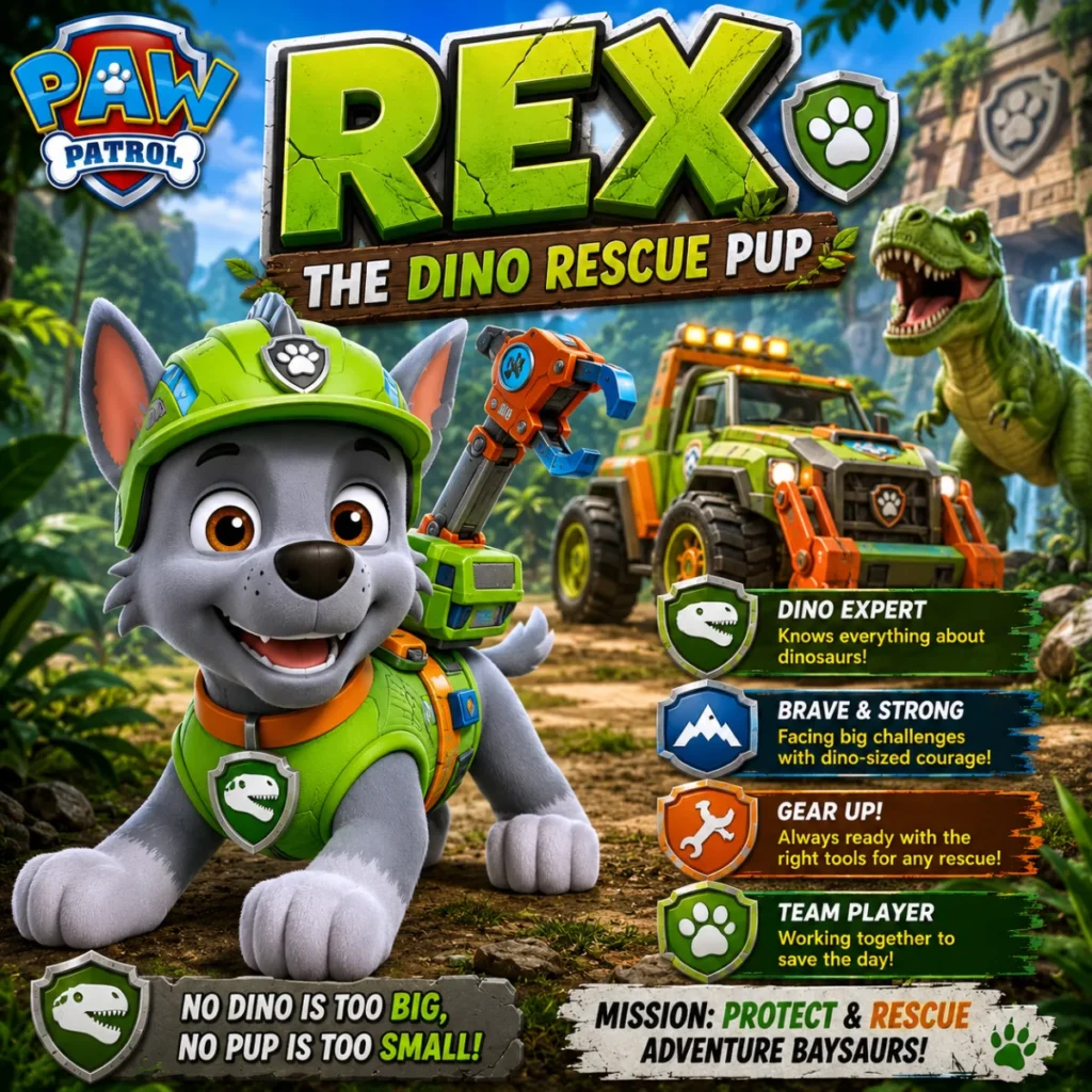 Rex - The Dino Rescue Pup