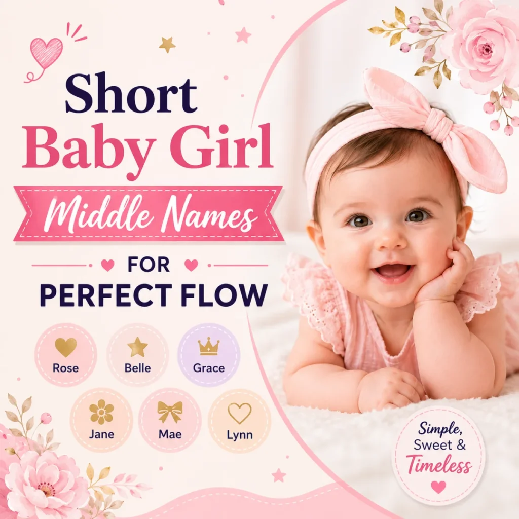 Short Baby Girl Middle Names for Perfect Flow 