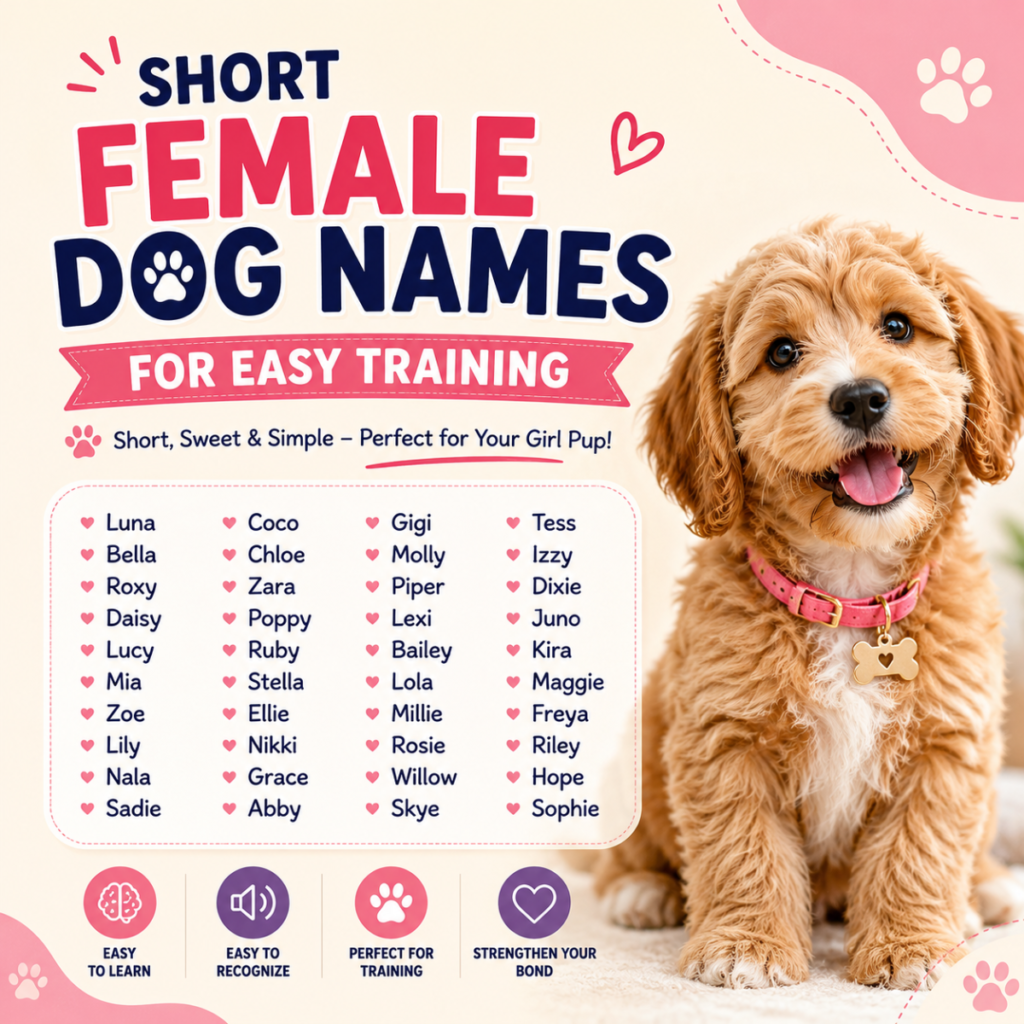 Short Female Dog Names for Easy Training