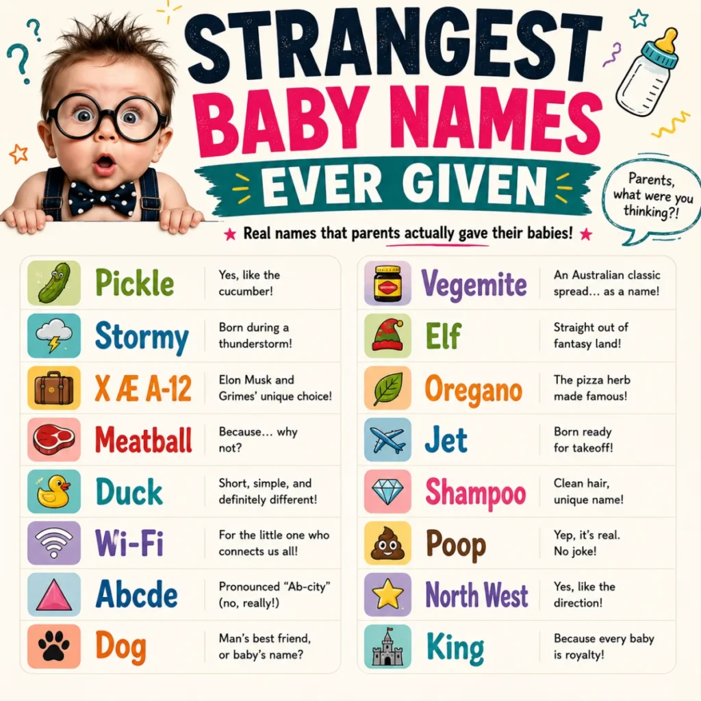 Strangest Baby Names Ever Given