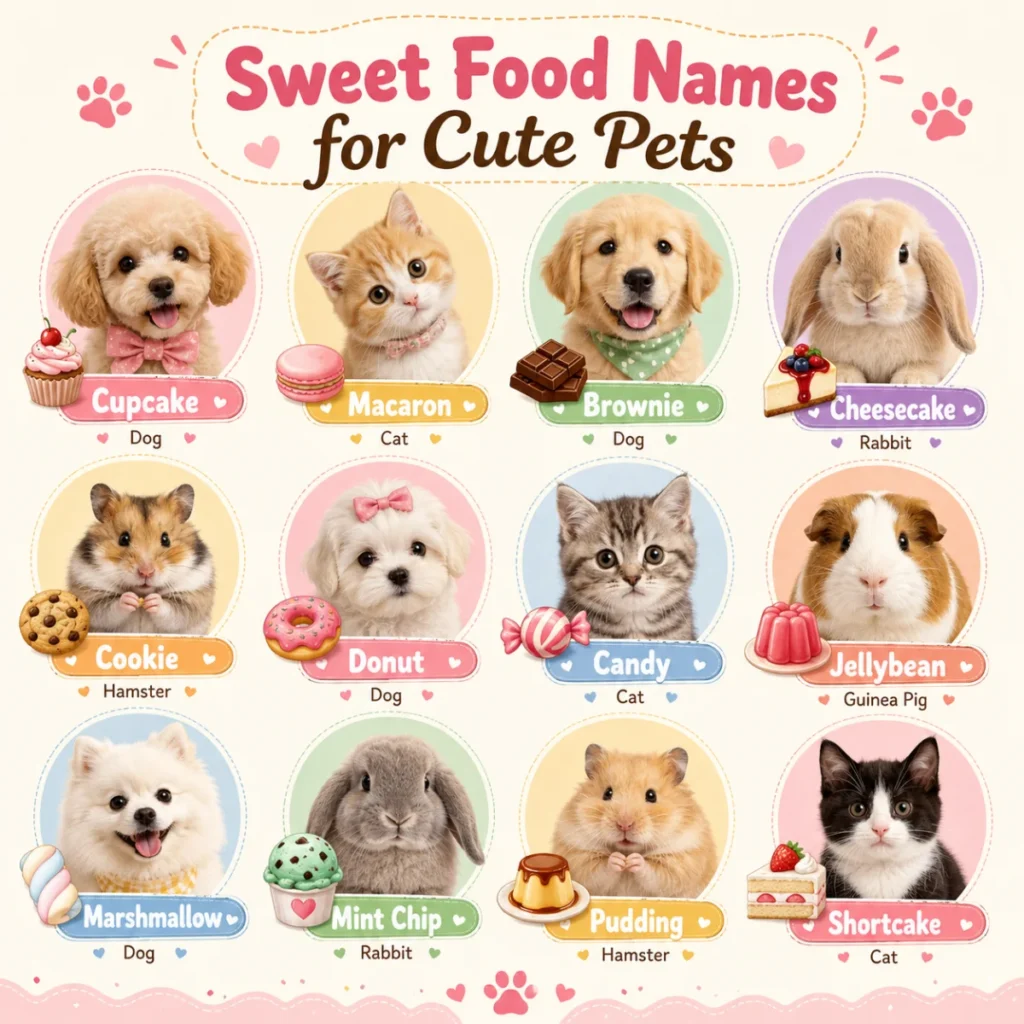Sweet Food Names for Cute Pets