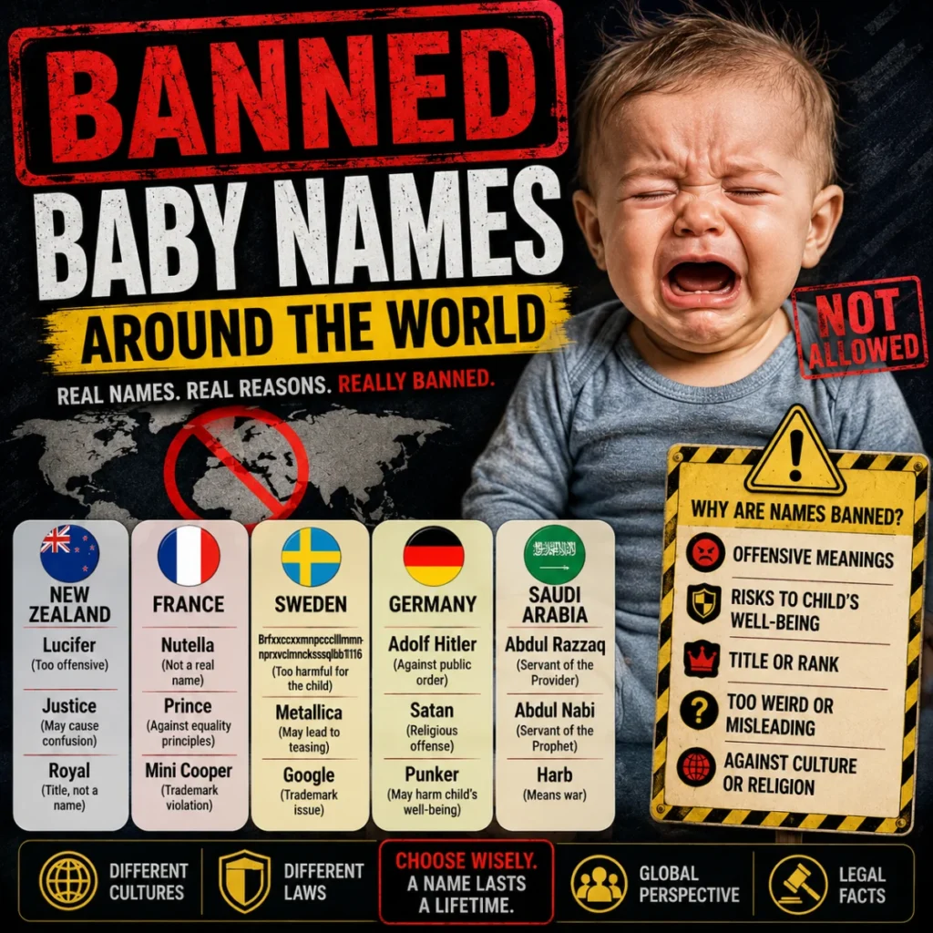 Banned Baby Names Around the World