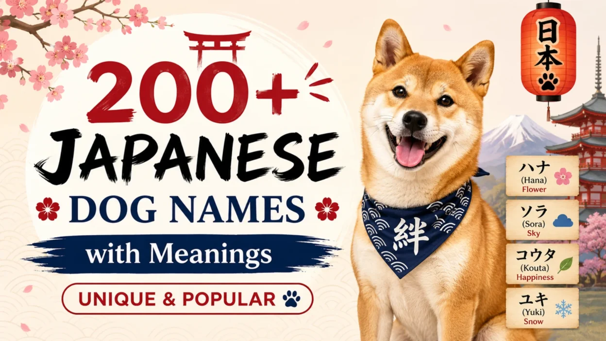 🐕 200+ Japanese Dog Names with Meanings (Unique & Popular)