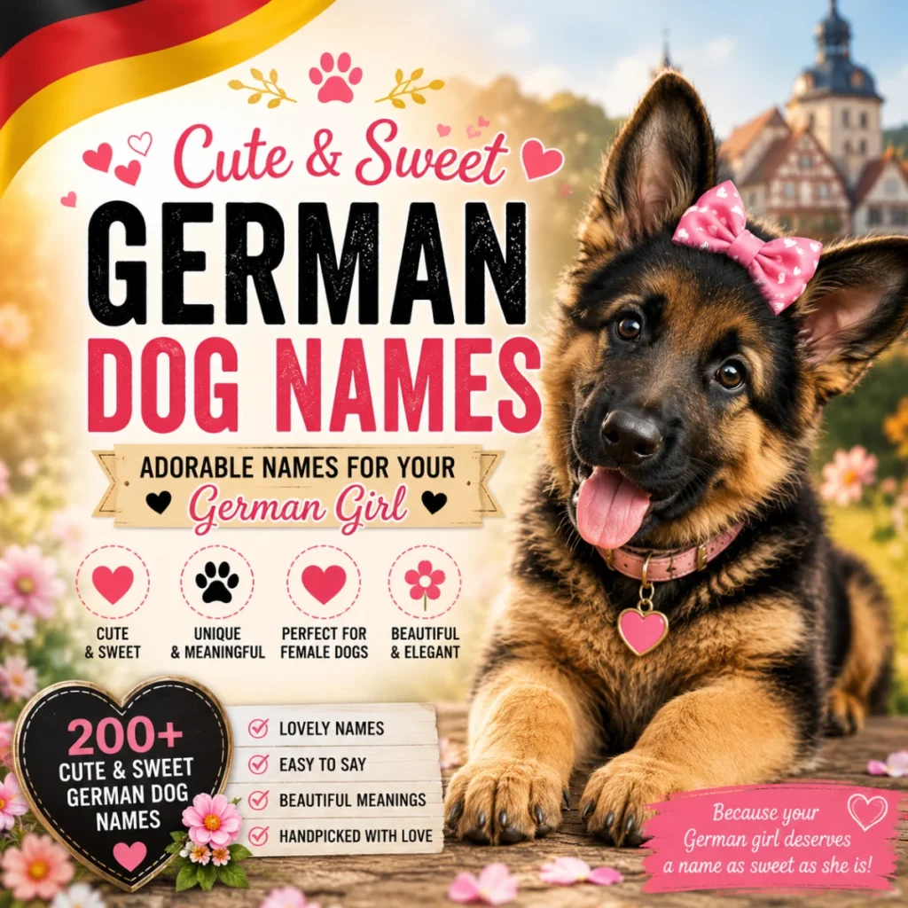 Cute & Sweet German Dog Names