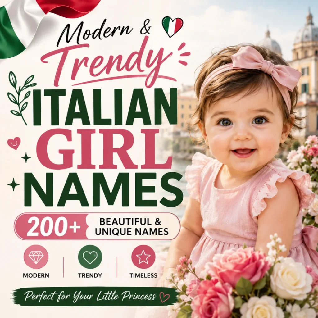 Modern & Trendy Italian Girl Names