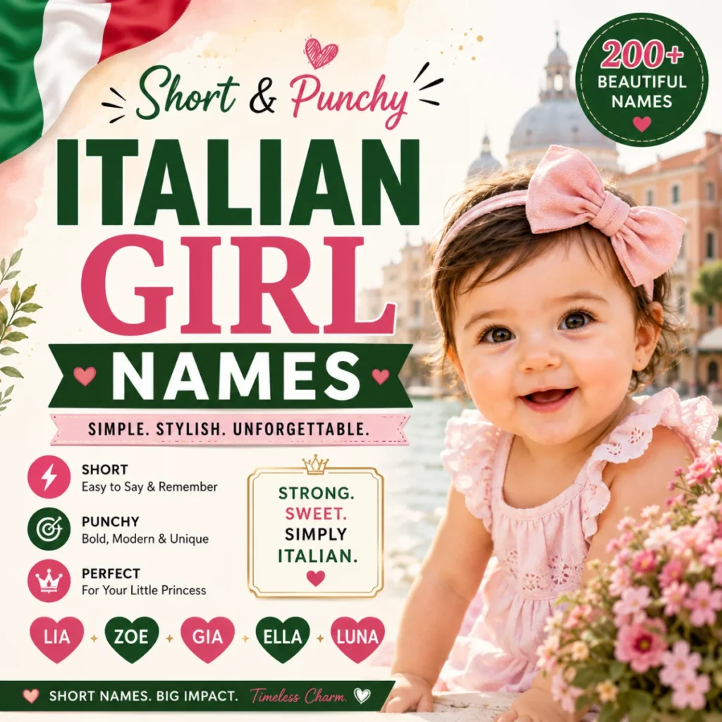 Sweet & Gentle Italian Girl Names
